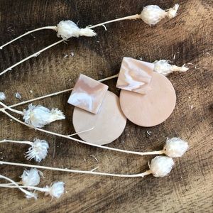 Handmade polymer clay earrings in the style Reese